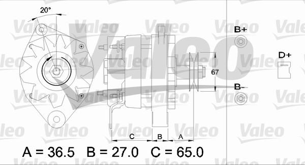 Valeo 436246 - Ģenerators adetalas.lv