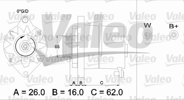 Valeo 436241 - Ģenerators adetalas.lv