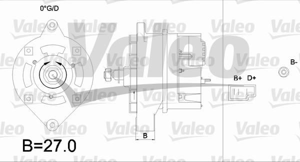 Valeo 436264 - Ģenerators adetalas.lv