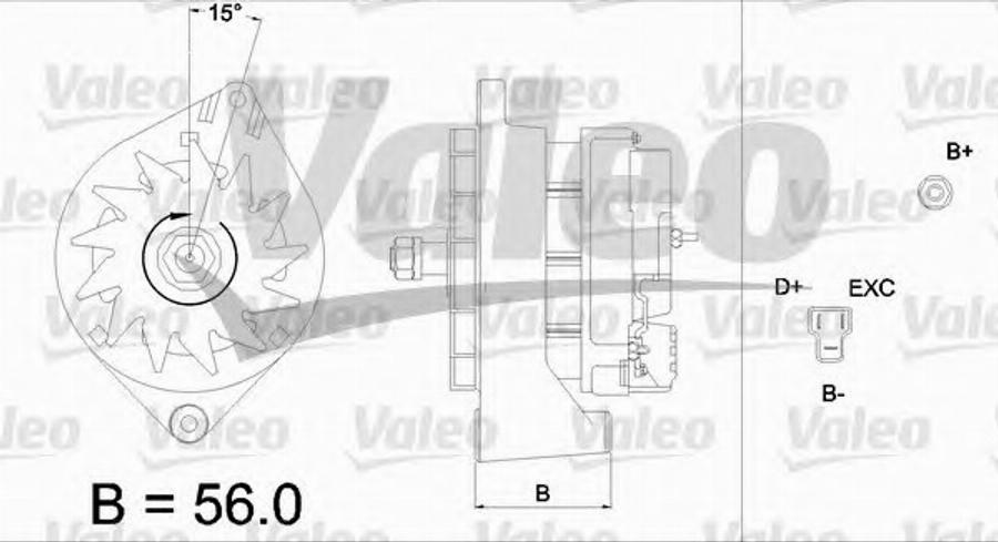 Valeo 436268 - Ģenerators adetalas.lv