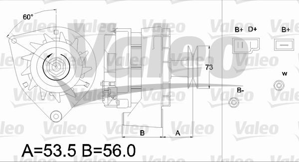 Valeo 436208 - Ģenerators adetalas.lv