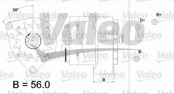 Valeo 436211 - Ģenerators adetalas.lv