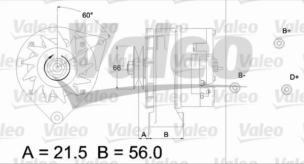 Valeo 436286 - Ģenerators adetalas.lv