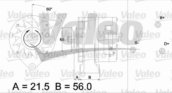 Valeo 436287 - Ģenerators adetalas.lv