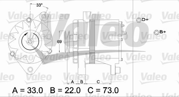 Valeo 436236 - Ģenerators adetalas.lv