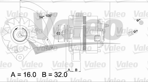 Valeo 436230 - Ģenerators adetalas.lv