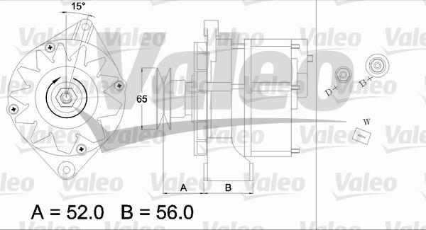 Valeo 436225 - Ģenerators adetalas.lv