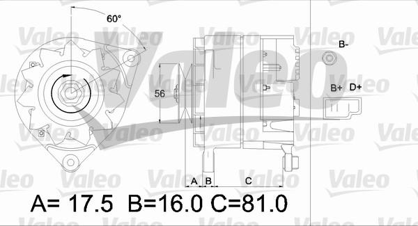 Valeo 436223 - Ģenerators adetalas.lv