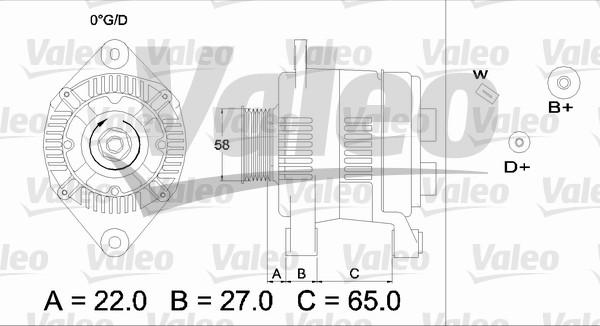 Valeo 436275 - Ģenerators adetalas.lv