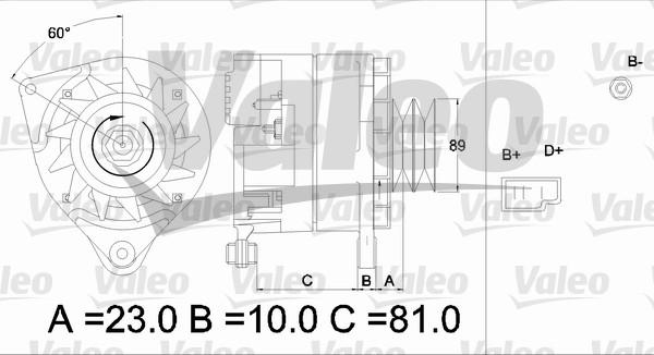 Valeo 436273 - Ģenerators adetalas.lv