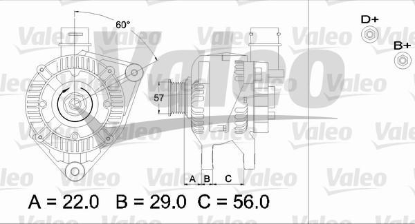 Valeo 436751 - Ģenerators adetalas.lv