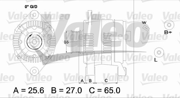 Valeo 436706 - Ģenerators adetalas.lv