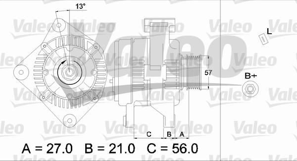 Valeo 436702 - Ģenerators adetalas.lv