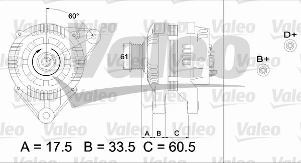 Valeo 436719 - Ģenerators adetalas.lv