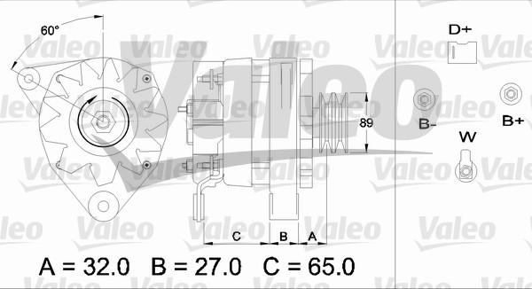 Valeo 436715 - Ģenerators adetalas.lv