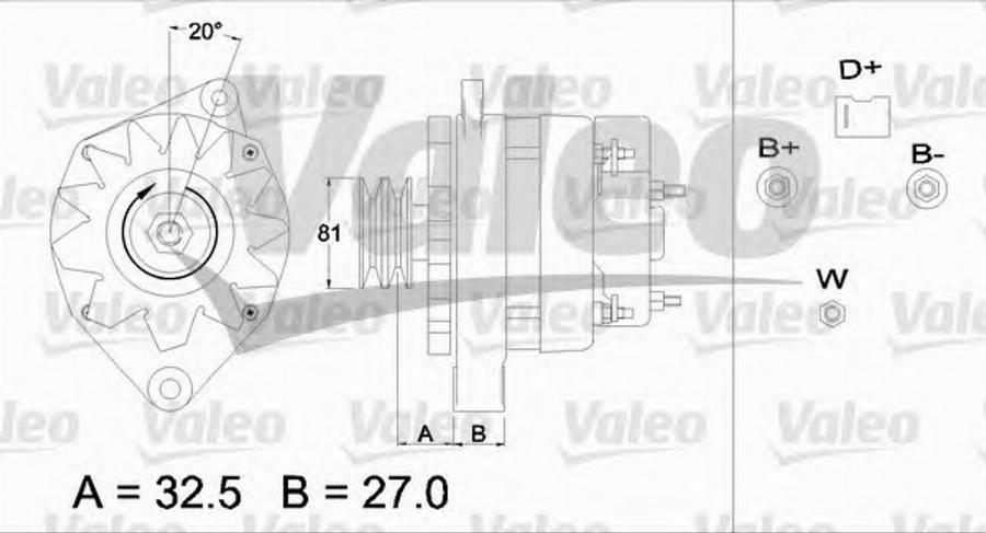 Valeo 436710 - Ģenerators adetalas.lv