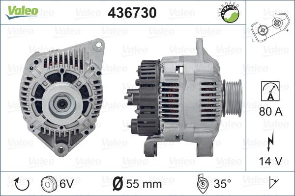 Valeo 436730 - Ģenerators adetalas.lv