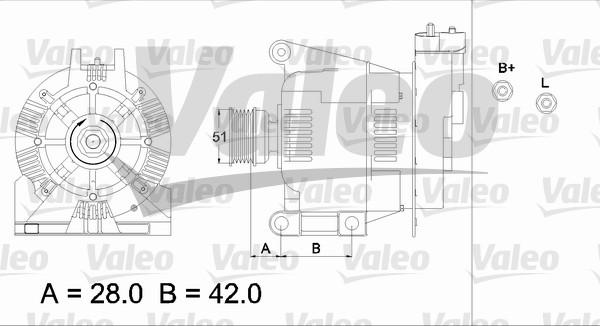 Valeo 436732 - Ģenerators adetalas.lv