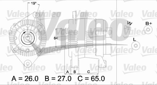 Valeo 436737 - Ģenerators adetalas.lv