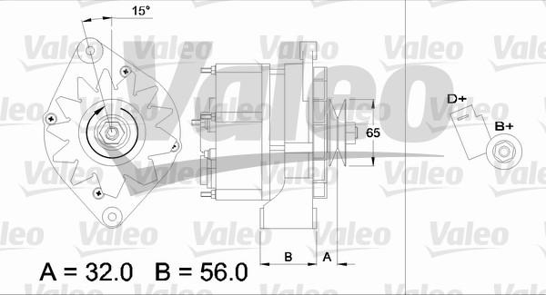 Valeo 436726 - Ģenerators adetalas.lv