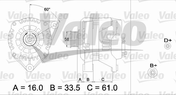 Valeo 436720 - Ģenerators adetalas.lv