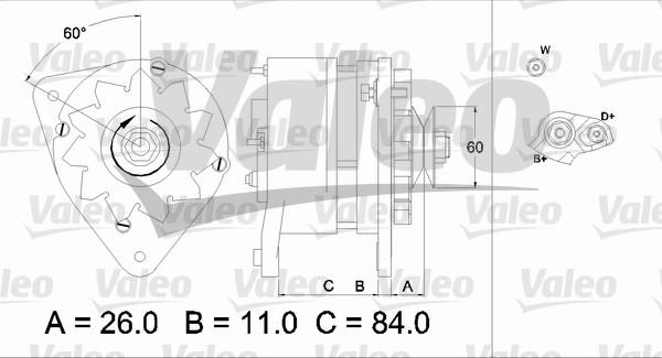 Valeo 436774 - Ģenerators adetalas.lv