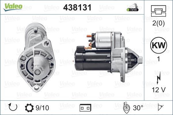 Valeo 438131 - Starteris adetalas.lv