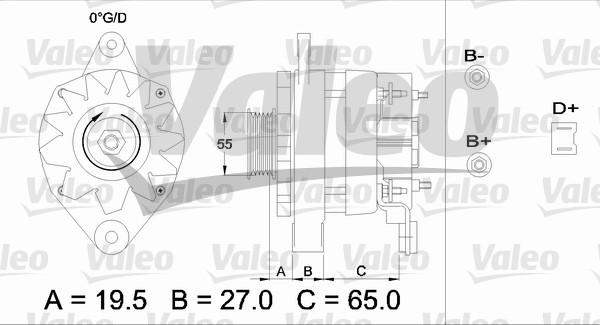 Valeo 433444 - Ģenerators adetalas.lv