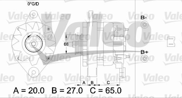 Valeo 433445 - Ģenerators adetalas.lv