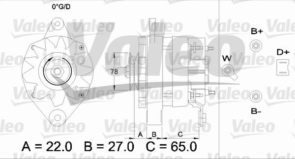 Valeo 433451 - Ģenerators adetalas.lv