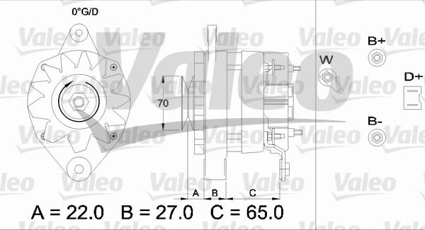 Valeo 433462 - Ģenerators adetalas.lv