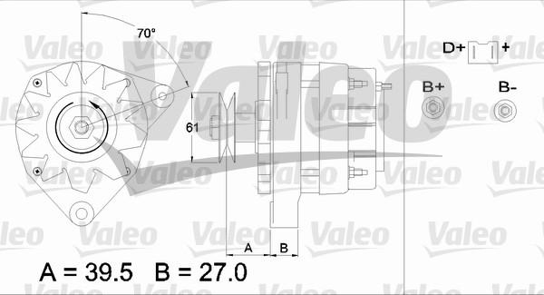 Valeo 433414 - Ģenerators adetalas.lv