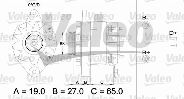 Valeo 433420 - Ģenerators adetalas.lv