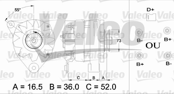 Valeo 433368 - Ģenerators adetalas.lv