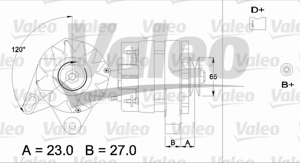 Valeo 433387 - Ģenerators adetalas.lv