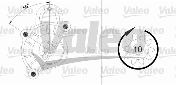 Valeo 433324 - Starteris adetalas.lv