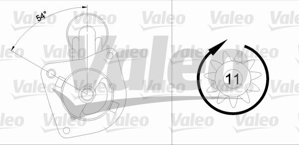 Valeo 433328 - Starteris adetalas.lv