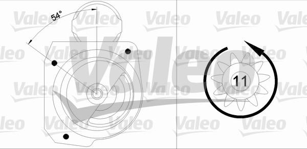 Valeo 433327 - Starteris adetalas.lv