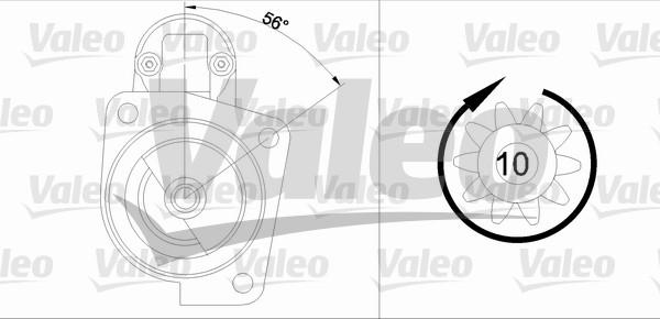 Valeo 433286 - Starteris adetalas.lv