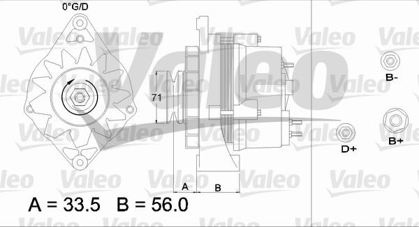 Valeo 437459 - Ģenerators adetalas.lv