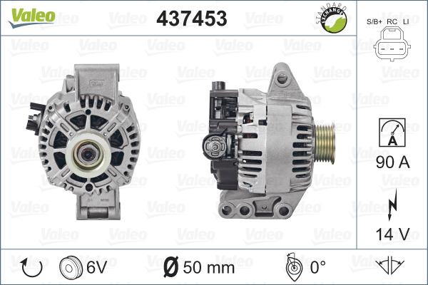 Valeo 437453 - Ģenerators adetalas.lv