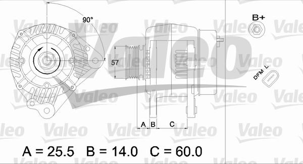 Valeo 437401 - Ģenerators adetalas.lv