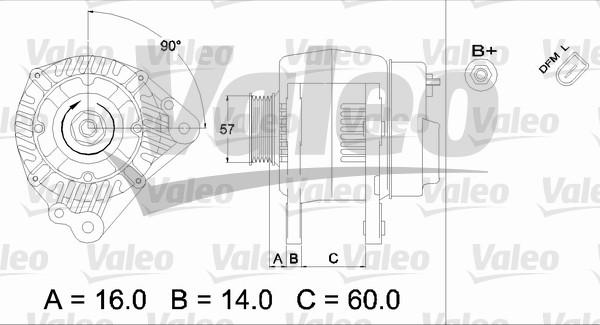 Valeo 437412 - Ģenerators adetalas.lv