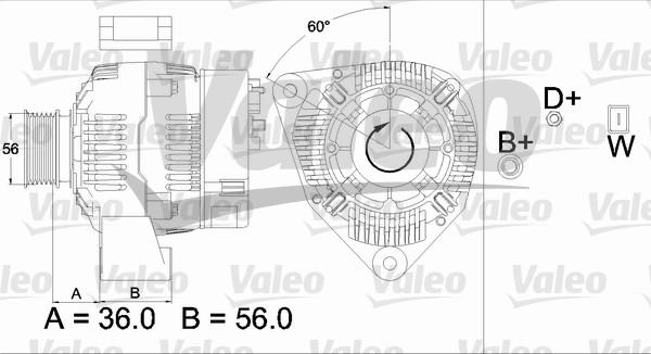 Valeo 437489 - Ģenerators adetalas.lv