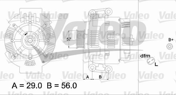 Valeo 437420 - Ģenerators adetalas.lv