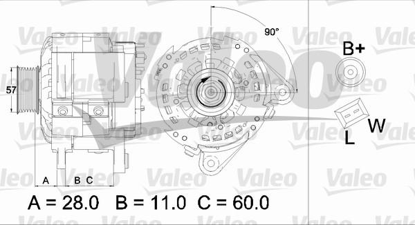 Valeo 437479 - Ģenerators adetalas.lv