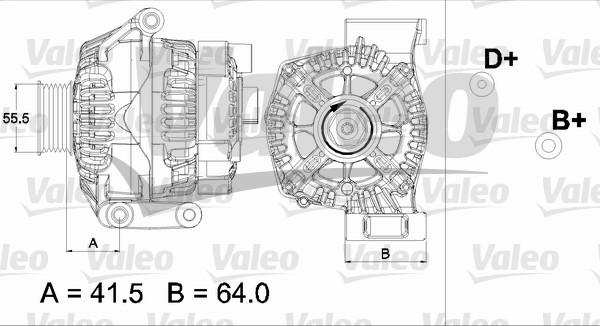 Valeo 437475 - Ģenerators adetalas.lv