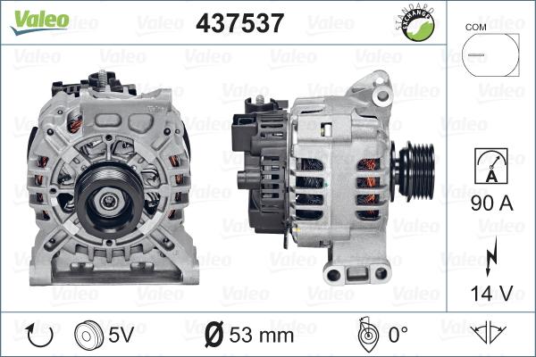 Valeo 437537 - Ģenerators adetalas.lv