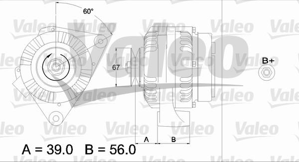 Valeo 437191 - Ģenerators adetalas.lv