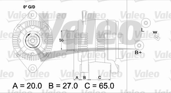 Valeo 437140 - Ģenerators adetalas.lv